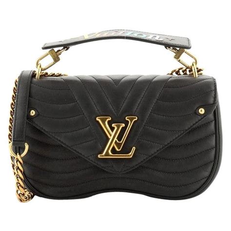 louis vuitton new wave chain bag mm black designer bags|Louis Vuitton crossbody pouchette.